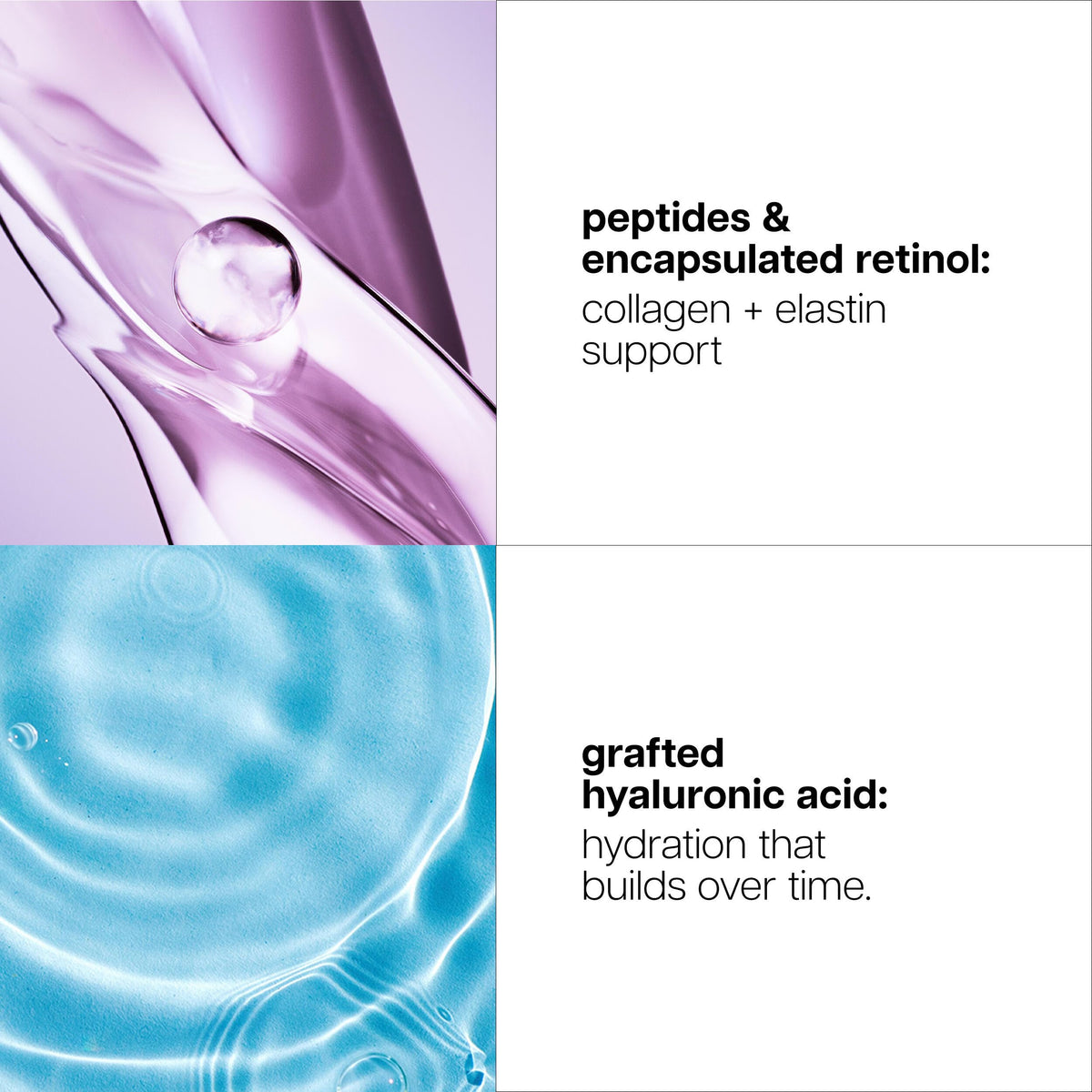 Packaging variation close-up of Philosophy serum container