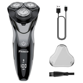 Phisco electric razor compact design for easy handling during morning routines