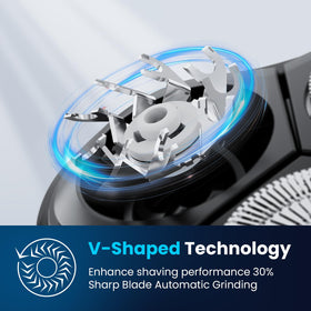 Phisco razor features pop-up trimmer for long beard prep