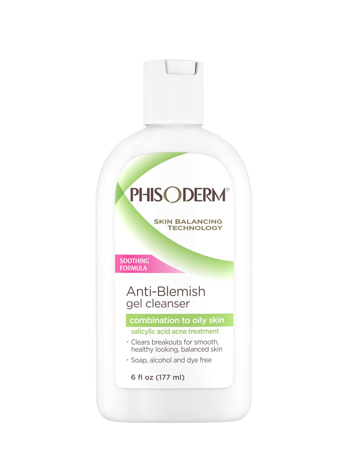 Phisoderm Anti-Blemish Gel Cleanser bottle for balanced cleansing