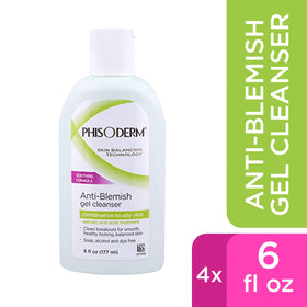 Phisoderm Anti-Blemish Gel Cleanser pour for easy daily routine