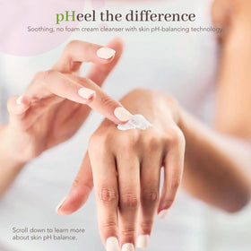 Chamomile and aloe ingredients in Phisoderm Deep Clean Cream soothe sensitive skin
