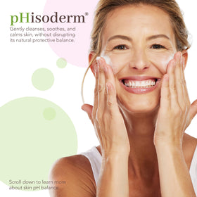 Close-up of creamy non-foaming texture for Phisoderm Deep Clean Cream