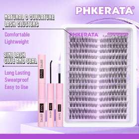 PHKERATA cat-eye lash clusters for a glam yet natural everyday look