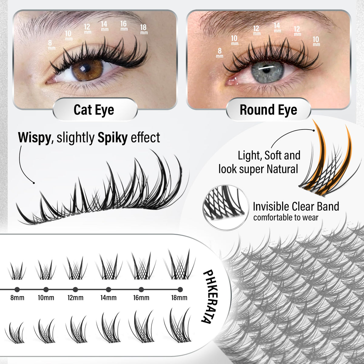 PHKERATA Lash Bond and Seal tube for durable hold.