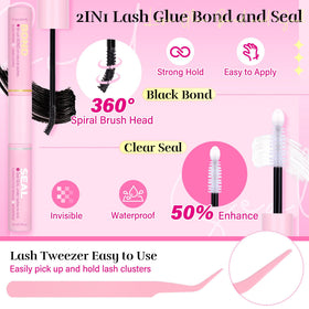 PHKERATA mixed-length lashes 8-10-12-14-16mm for versatile DIY looks