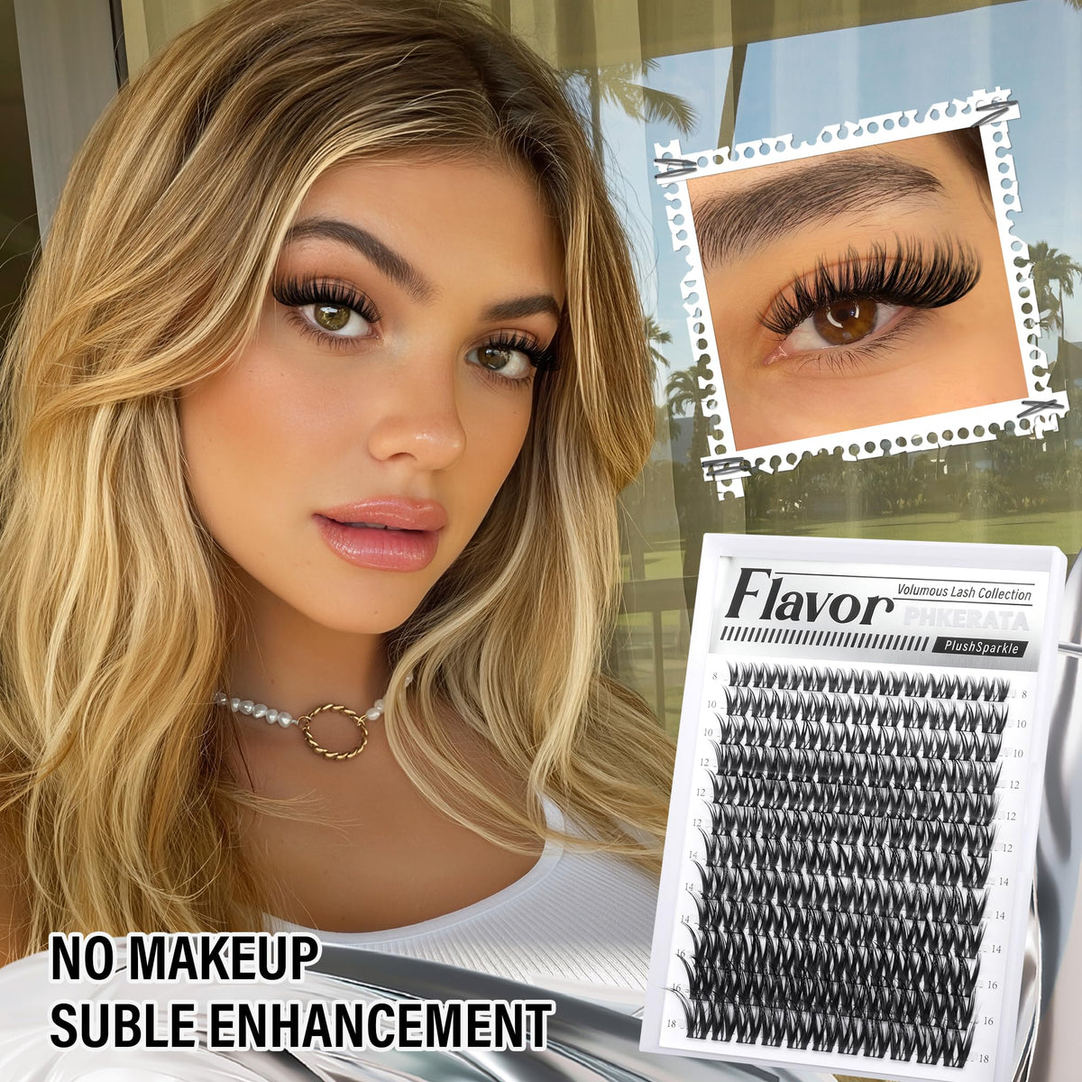 Ultra-thin band lashes blend invisibly with comfort