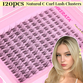 PHKERATA wispy lash clusters closeup showing natural style
