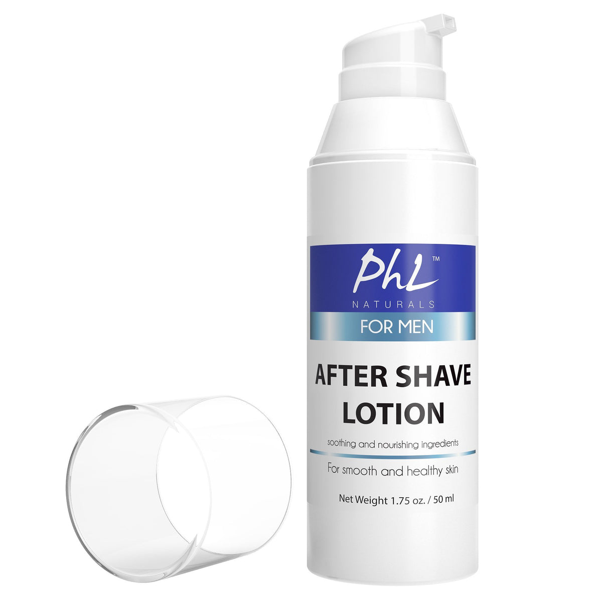 PHL Naturals Unscented Aftershave cruelty-free badge signals ethical grooming choice