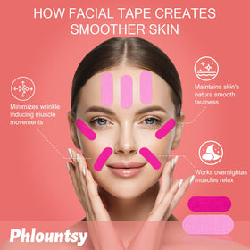 Phlountsy Smile Line Patches on between-brows area promote a softer expression.