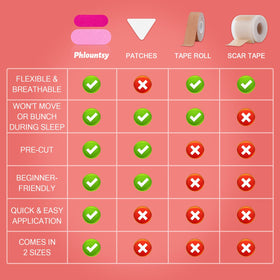 Phlountsy Disposable patches keep your routine clean and convenient.