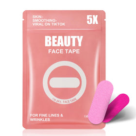 Phlountsy Smile Line Patches on the forehead offer a smoother, refreshed look.