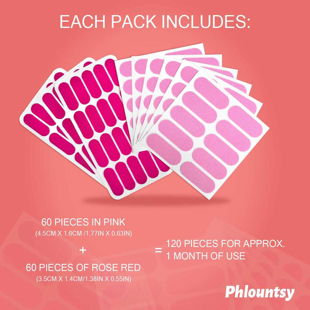 Phlountsy Night-use patches are designed for overnight wear during rest.