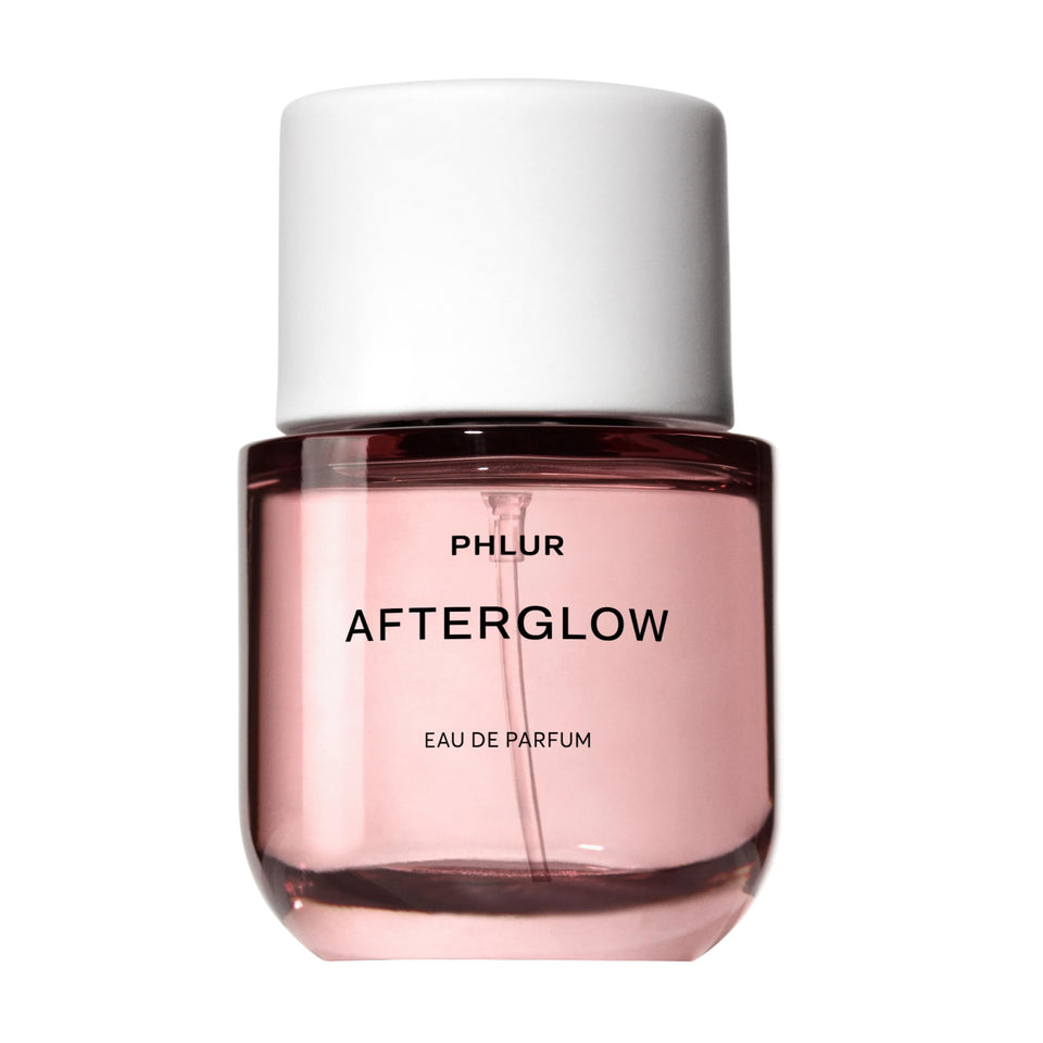 PHLUR Afterglow bottle close showing premium design for everyday elegance
