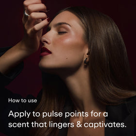 PHLUR Cherry Stem base notes render warm woods and caramel for lasting warmth.
