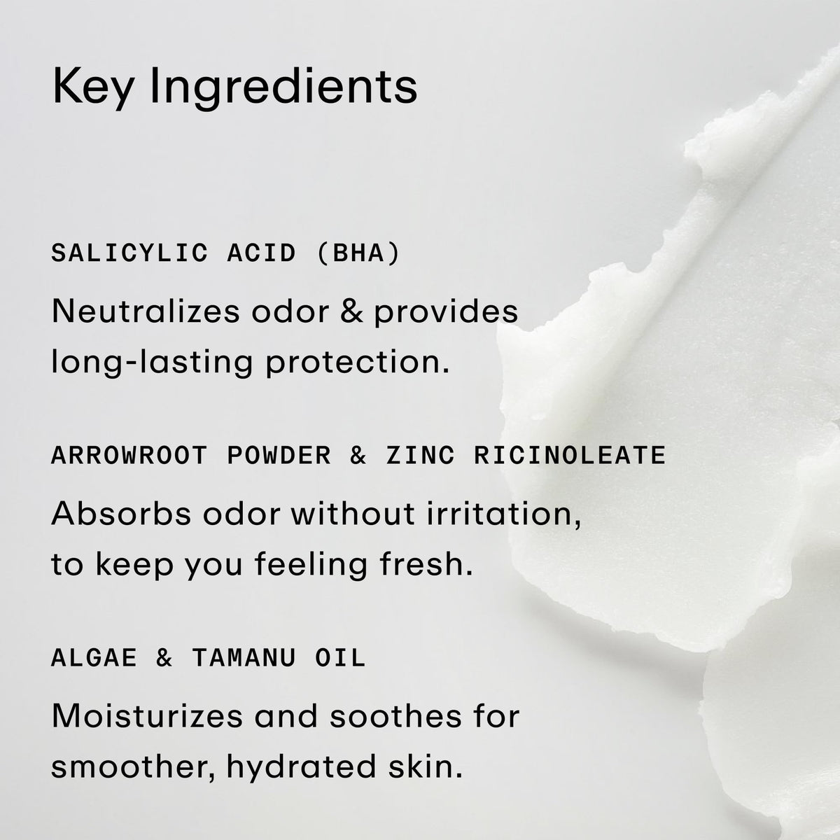 Applying PHLUR Father Figure deodorant stick on arm for all-day freshness
