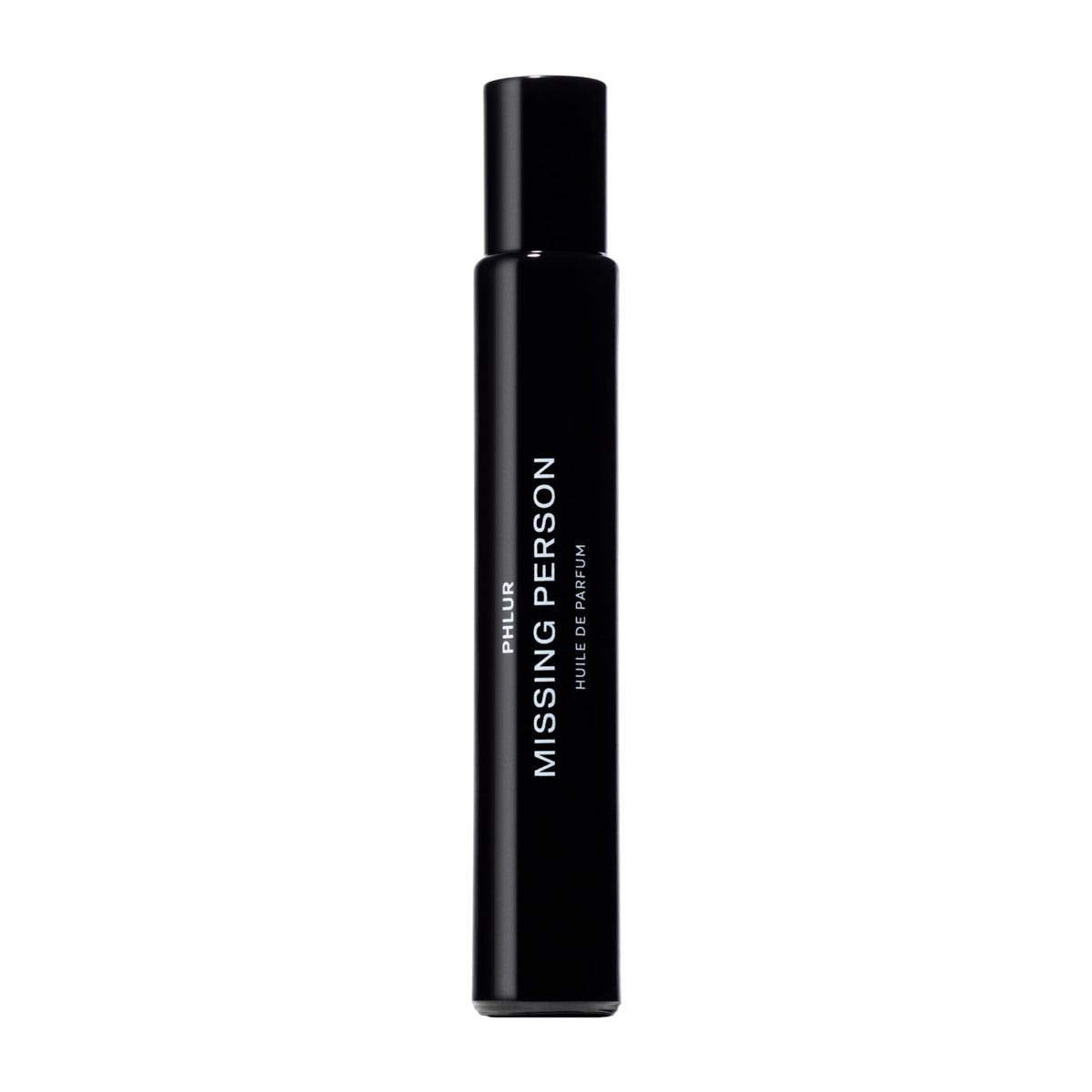 PHLUR Missing Person fragrance oil travel-size rollerball on skin for all-day wear