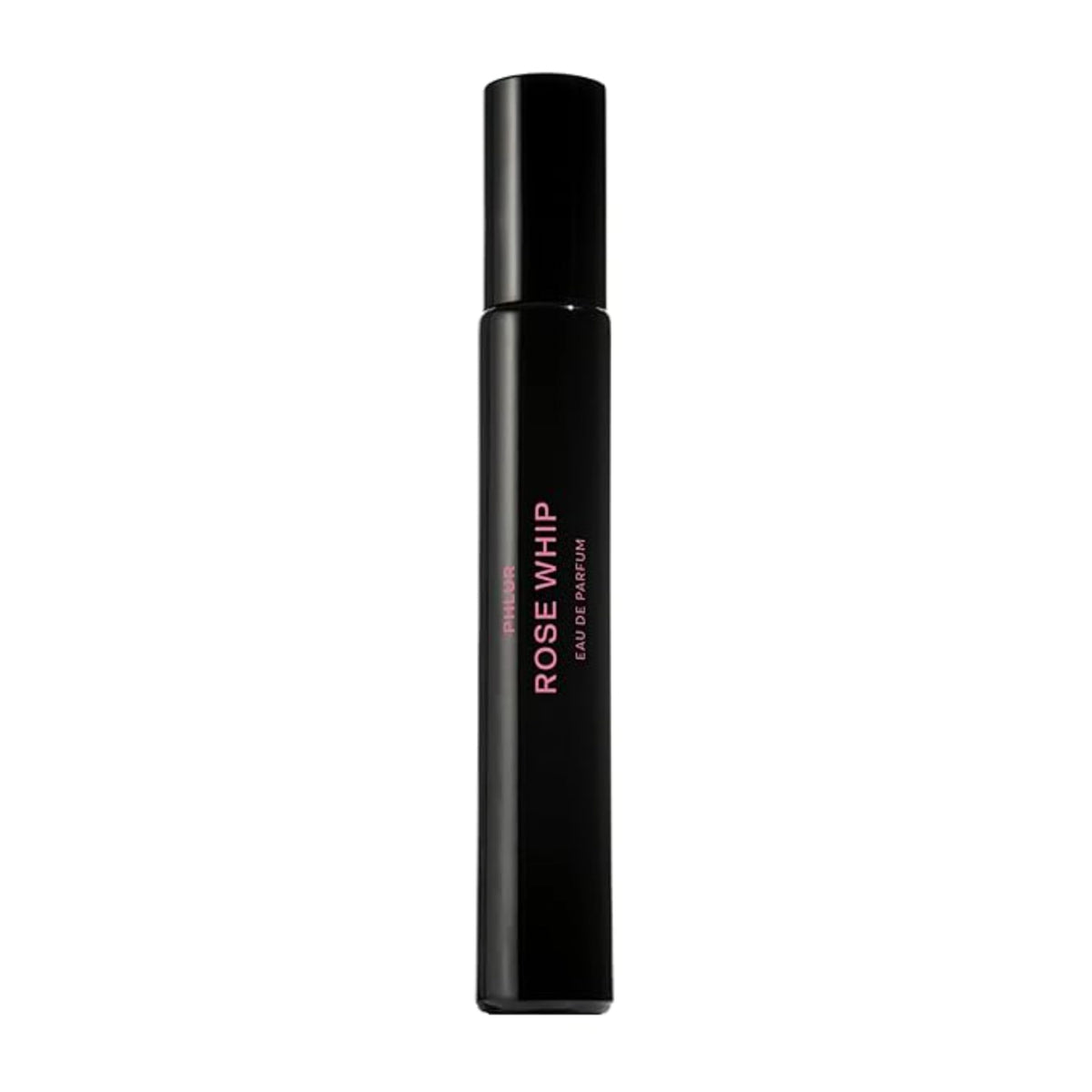PHLUR Rose Whip bottle closeup highlighting elegant notes and contemporary design for daily wear