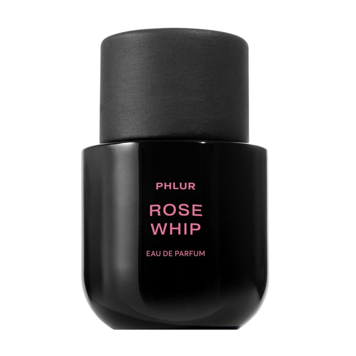 PHLUR Rose Whip bottle front view, modern unisex fragrance on display.