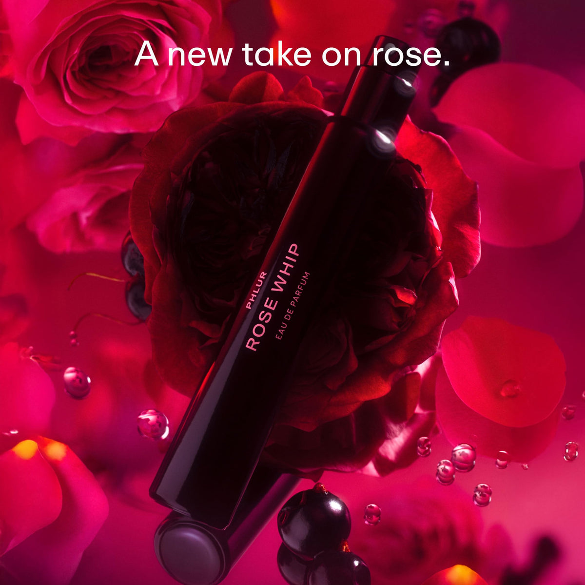PHLUR Rose Whip packaging signals premium gifting and ready-to-gift presentation