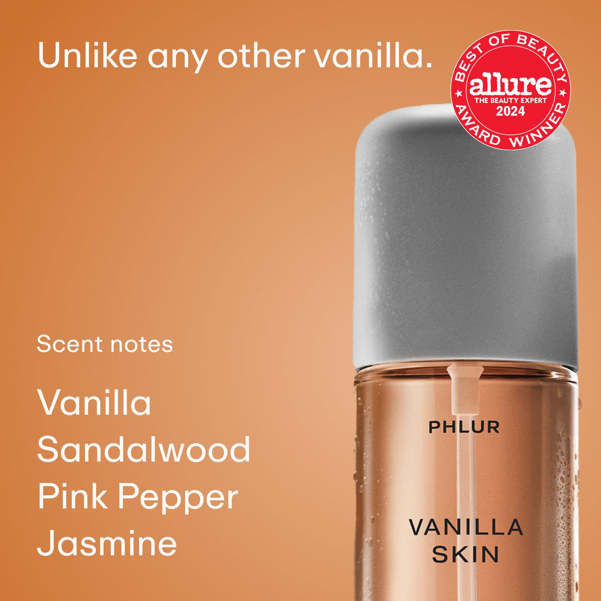 PHLUR Vanilla Peach trio-pack image highlights gift-ready set.