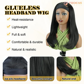 PHOCAS ice silk breathable headband fabric keeps you cool throughout the day