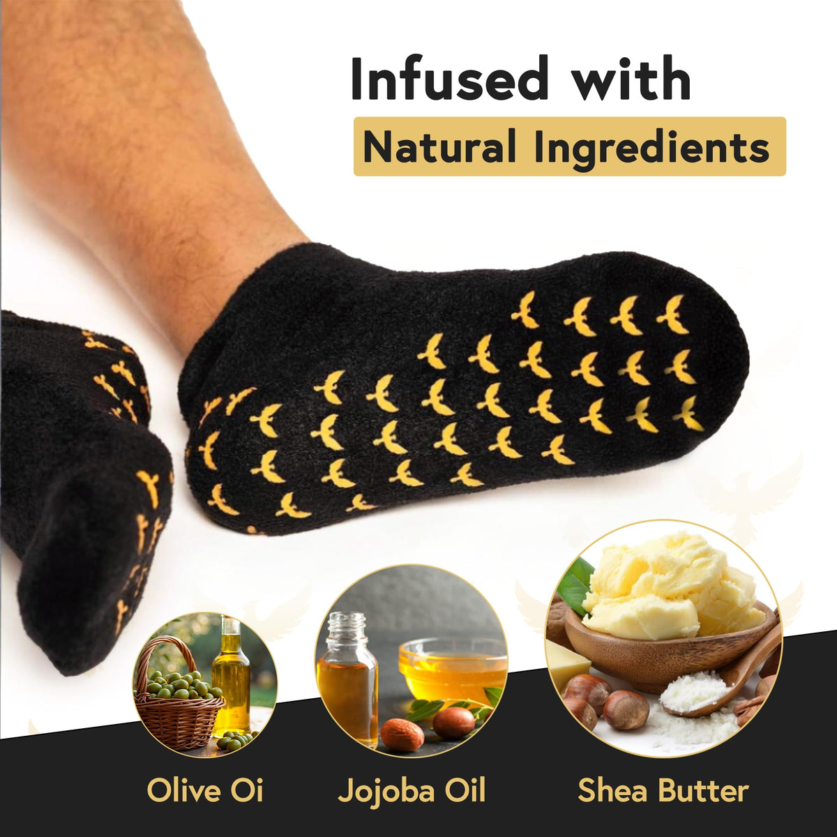 Phoenix Foot Peel cracked heel treatment with silicone lining aids moisture retention.