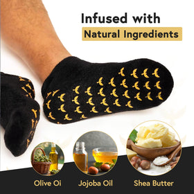 Phoenix Foot Peel cracked heel treatment with silicone lining aids moisture retention.
