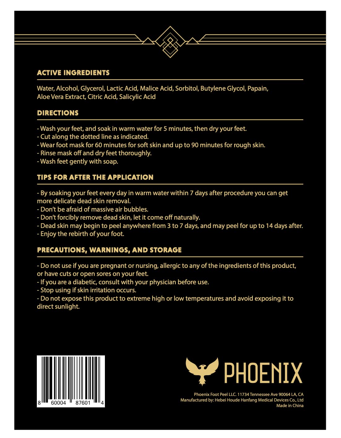 Phoenix Foot Peel Men extra-strength gel softens tough calluses.
