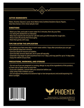 Phoenix Foot Peel Men extra-strength gel softens tough calluses.