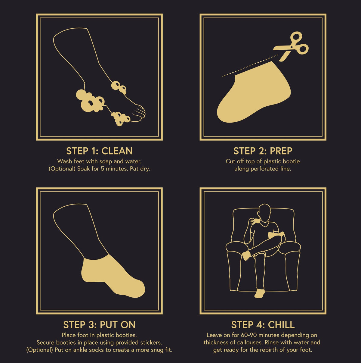 Phoenix Foot Peel size 14 fit designed for larger men's feet.