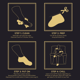 Phoenix Foot Peel size 14 fit designed for larger men's feet.