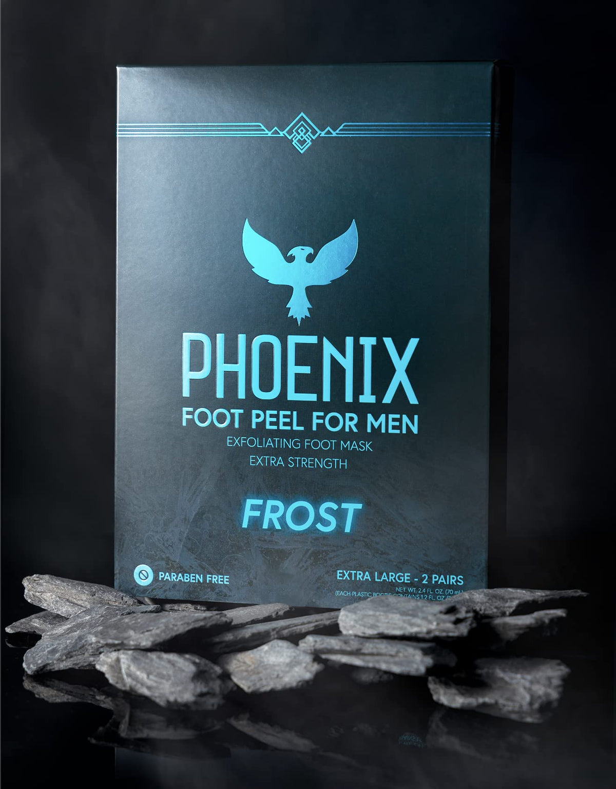 Phoenix Foot Peel Pack 2 before foot skin shows dryness and roughness.