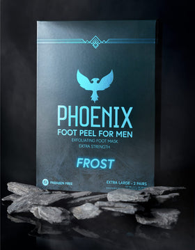 Phoenix Foot Peel Pack 2 before foot skin shows dryness and roughness.