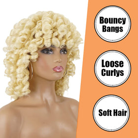 PHOENIXFLY heat resistant synthetic wig for versatile styling