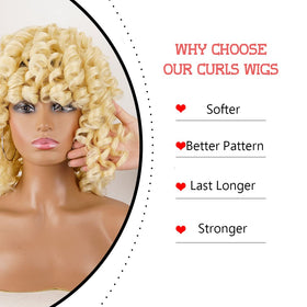 PHOENIXFLY wig includes cap for quick wear