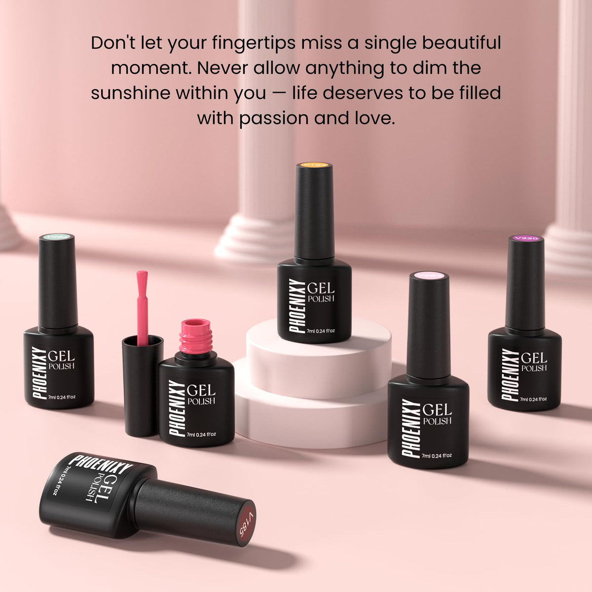 Phoenixy gift-ready gel set appeals to nail art lovers.
