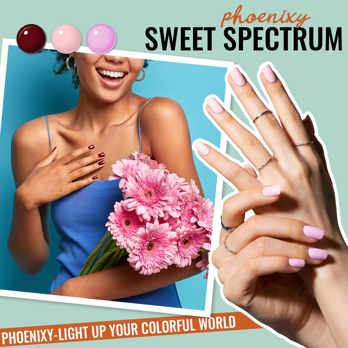 Phoenixy matte top coat 7ml creates sophisticated satin finish with staying power