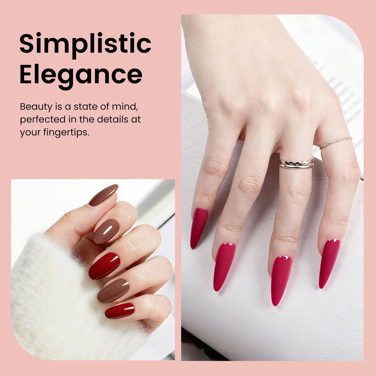 Phoenixy glossy top coats deliver high shine and durable finish after curing.