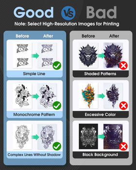 Phomemo M08F app offers photo-to-line conversion and previews