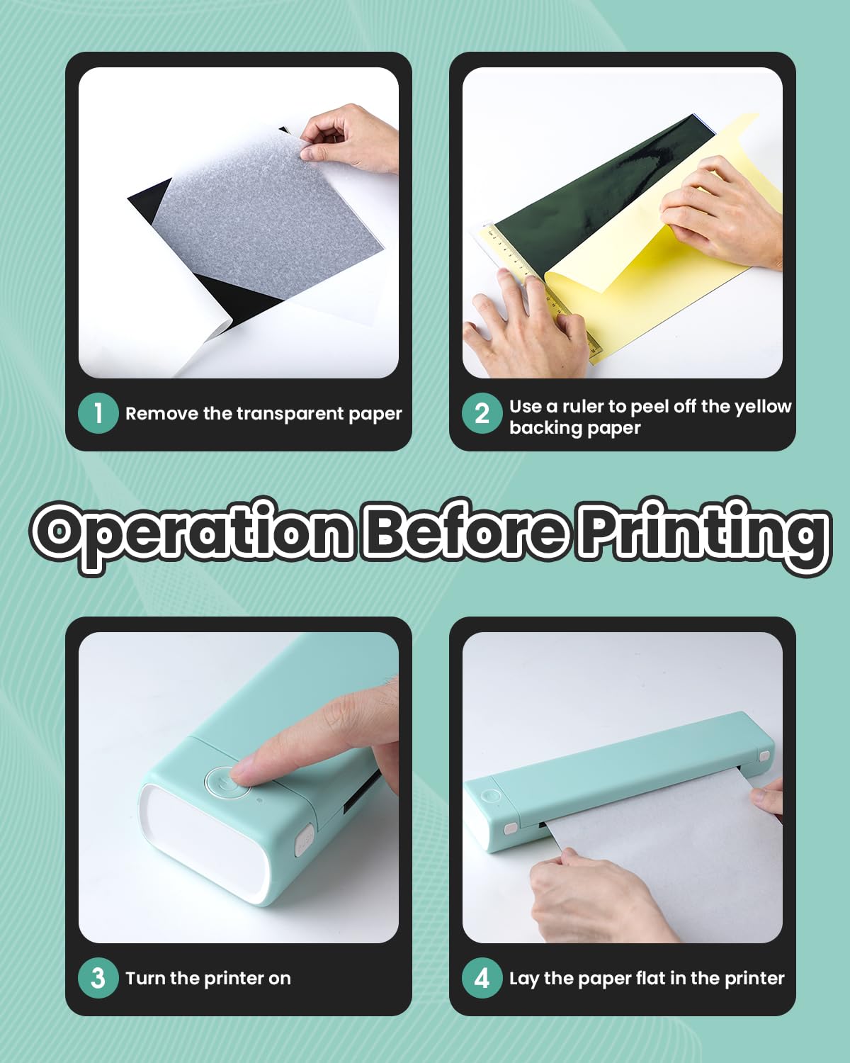 Phomemo thermal printing delivers high-definition stencil lines without ink issues