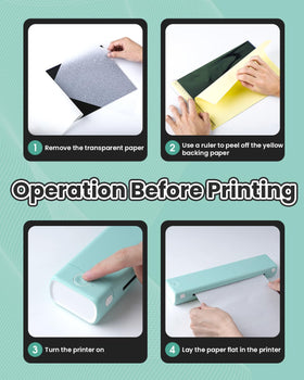 Phomemo thermal printing delivers high-definition stencil lines without ink issues
