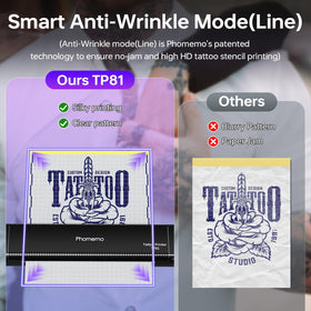Phomemo TP81 one-click printing via app saves setup time.