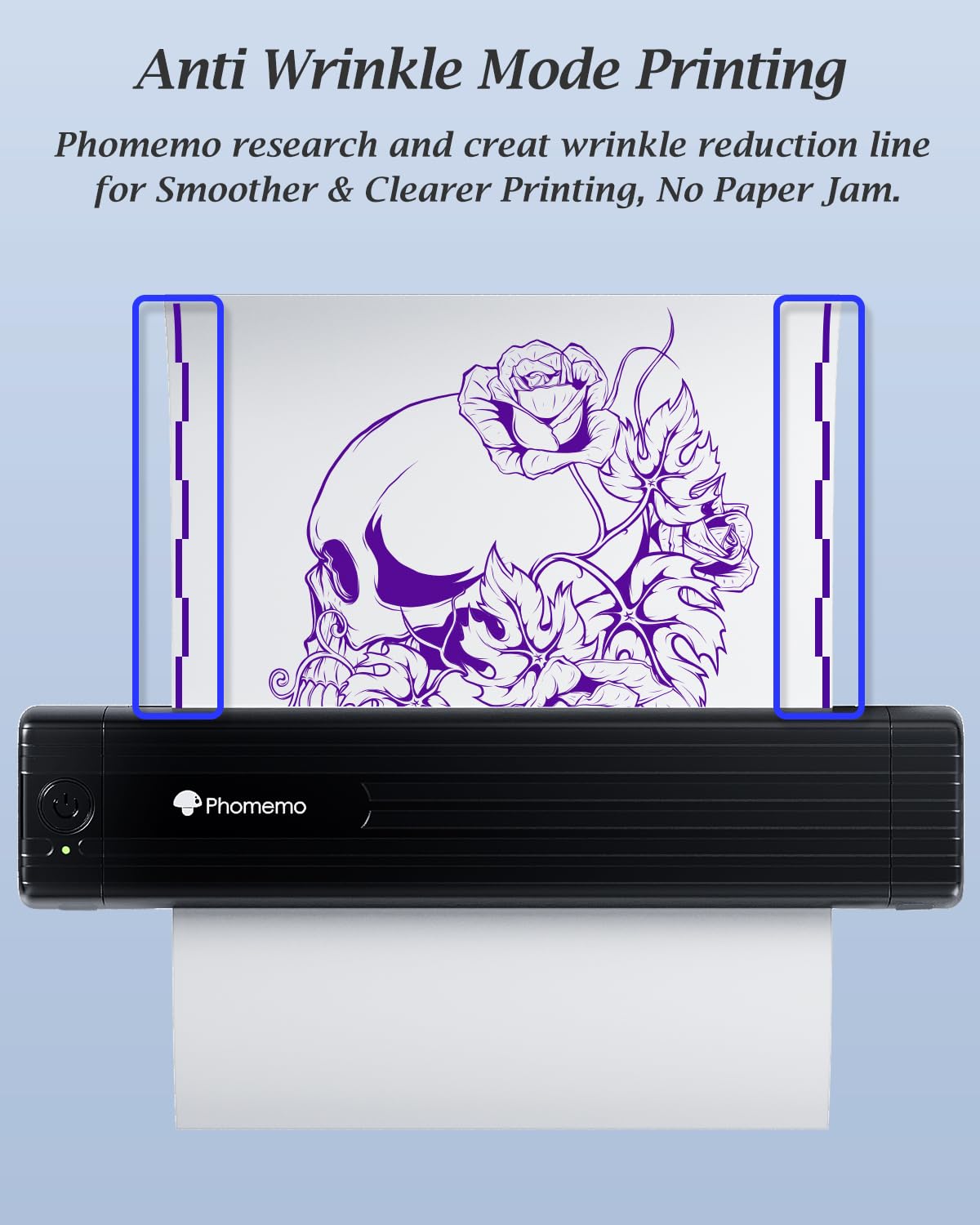 Tattoo preview mode showing design transfer