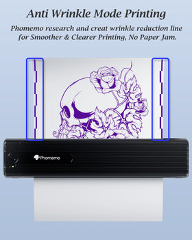Tattoo preview mode showing design transfer