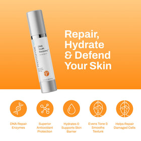 Photozyme DNA Youth Recovery Serum pump delivering a precise drop for easy use