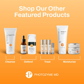 Swirl of Photozyme DNA Youth Recovery Serum illustrating silky formula