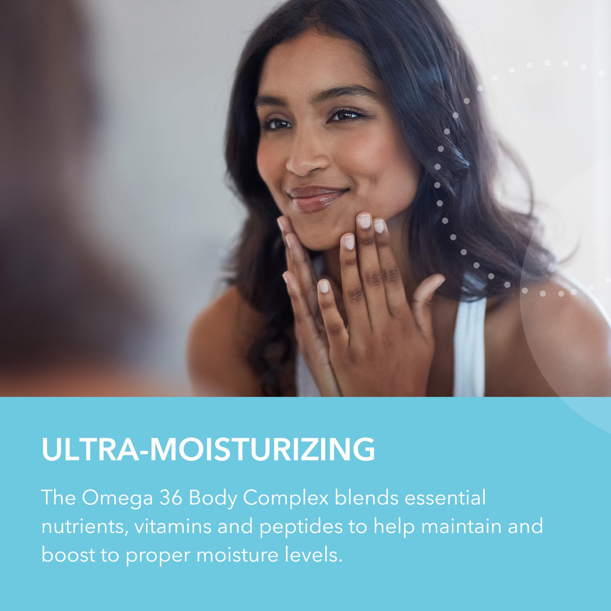 Product being applied to forearm for soothing moisturization.
