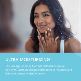 Product being applied to forearm for soothing moisturization.