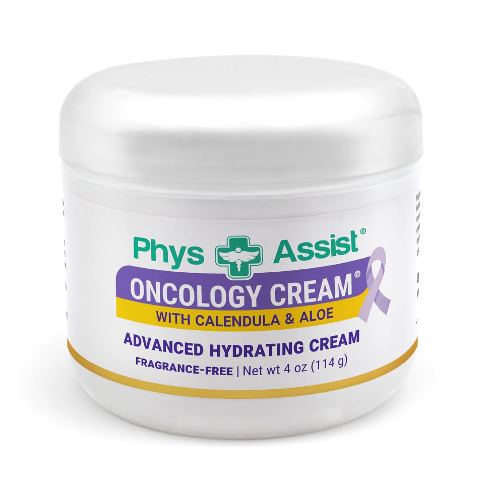 PhysAssist Oncology Calendula Cream on the face for gentle hydration